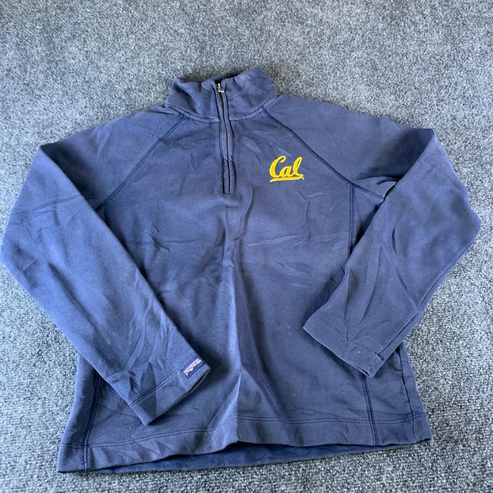 Jansport Berkeley California Golden Bears Womens Small Navy Good Quarter Zip